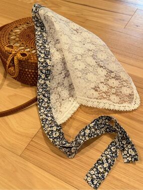 Lace Hair Scarf Handmade